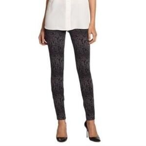 Revolve Joie Snake Print Leggings Gray Black Size Small